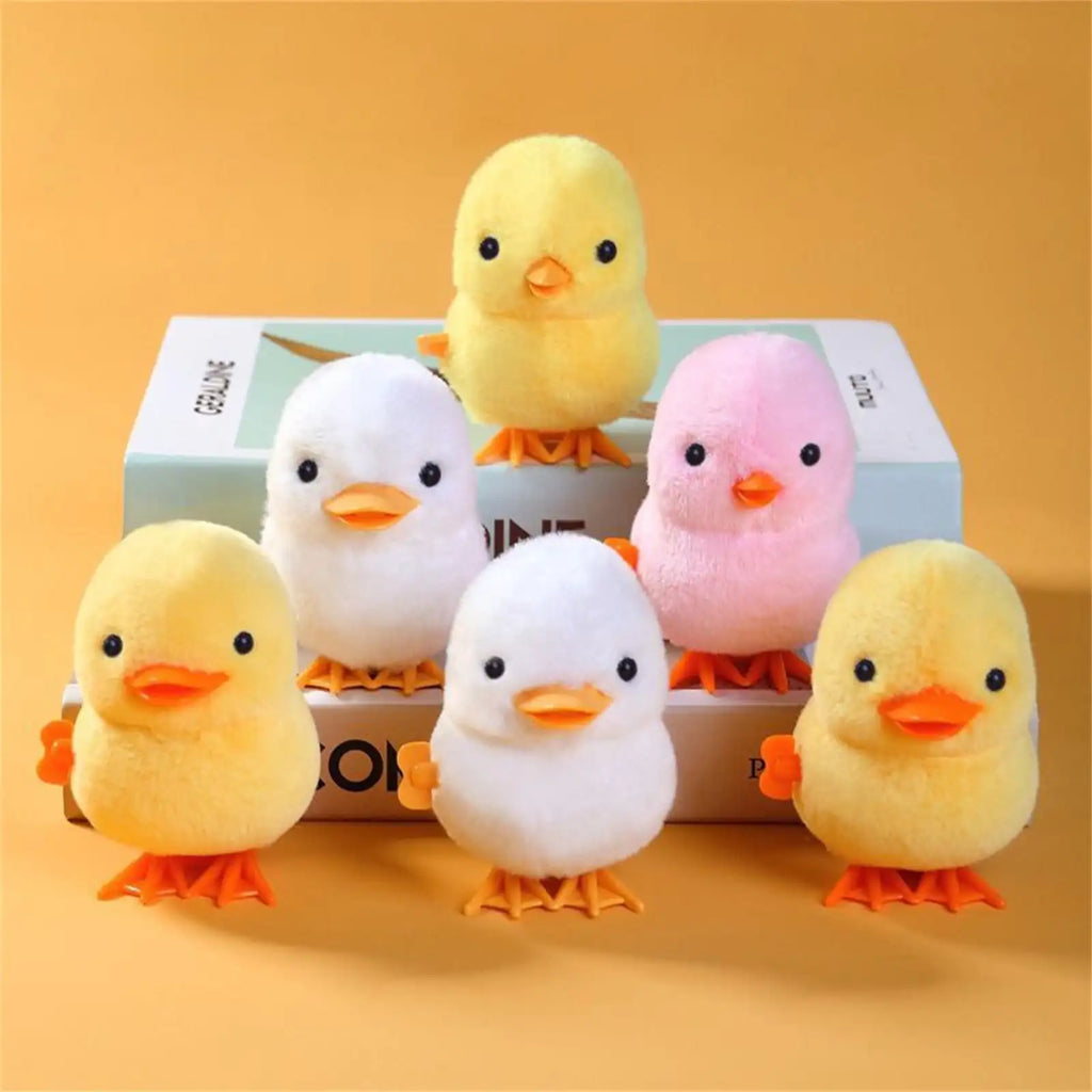 Wind Up Jumping Duck Toy – Interactive Animal Toy