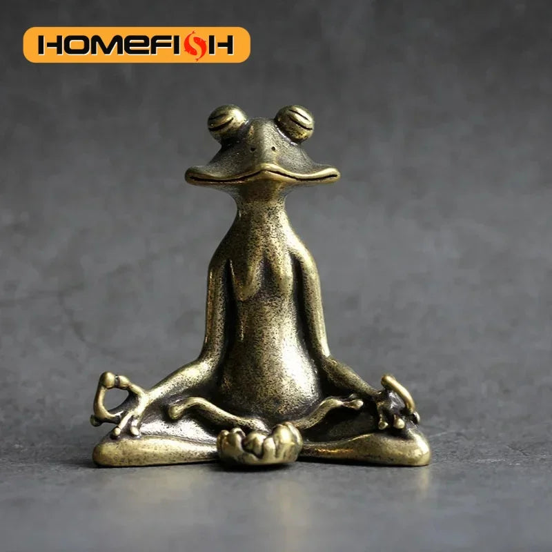 Copper Frog Incense Holder – Zen Home Decor Ornament