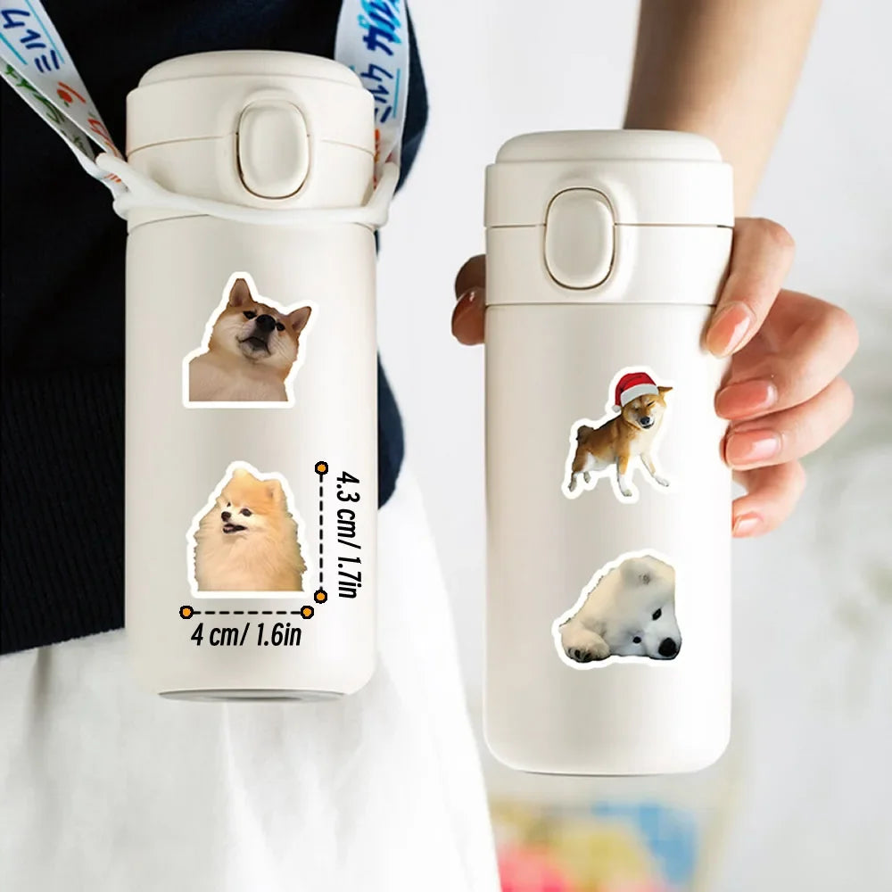 Funny Dog Stickers – Cute Cartoon Decals for Kids & Stationery