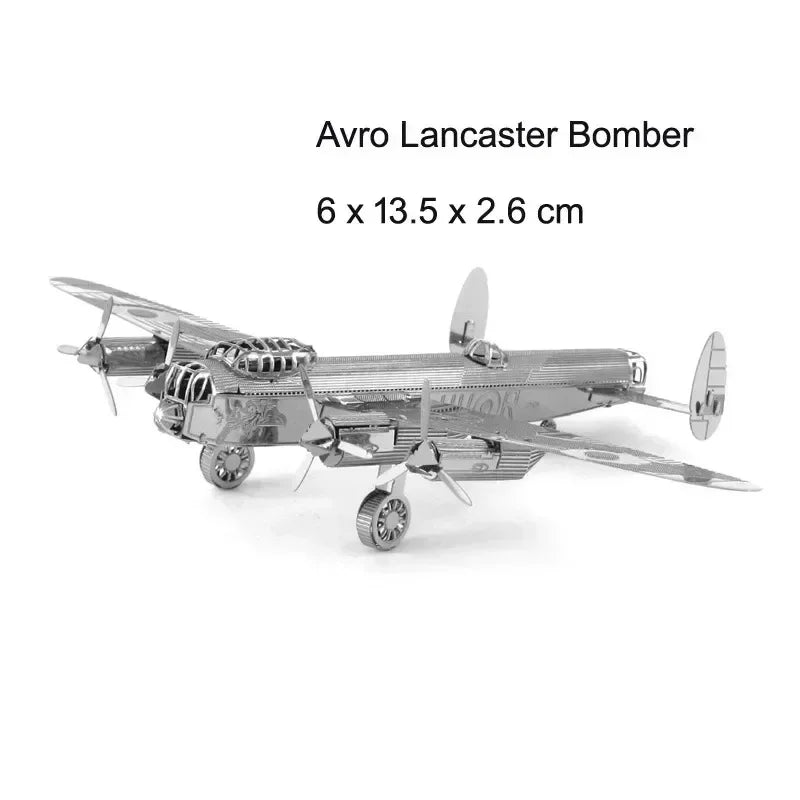 3D Metal Puzzle – DIY Aircraft & Helicopter Model Kit