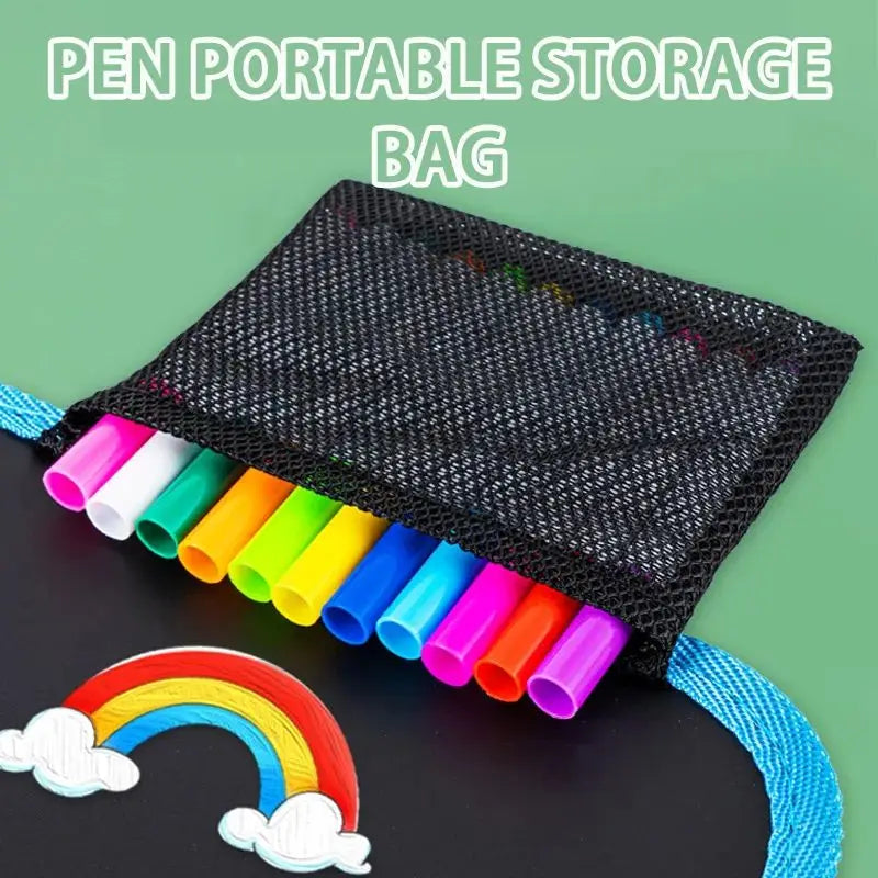 Reusable Drawing Book for Kids – Erasable Doodle Pad with Drawing Pens
