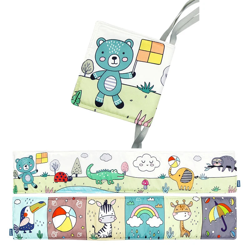 Baby Sensory Book – Soft 3D Touch & Feel Cloth Learning Toy