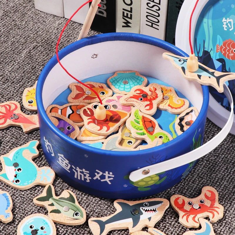 Wooden Magnetic Fishing Toy