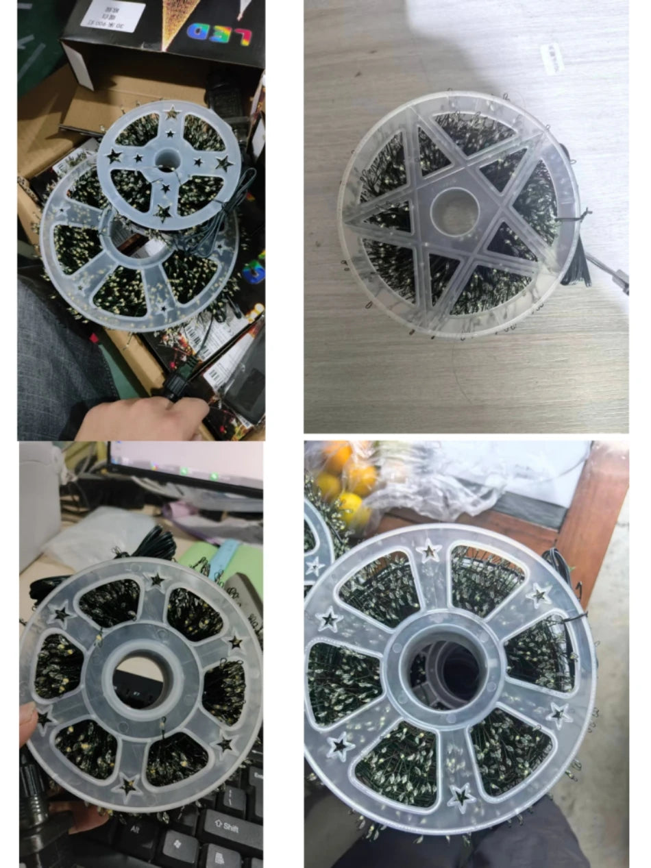 LED Firecracker String Lights 900 LEDs with Remote Control