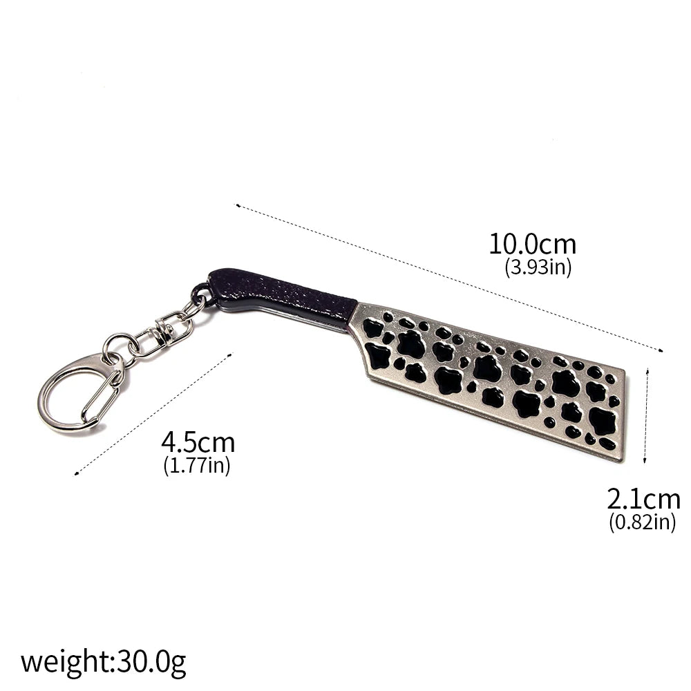 Anime Keychain Metal Sword Pendant Keyring for Collectors & Fans