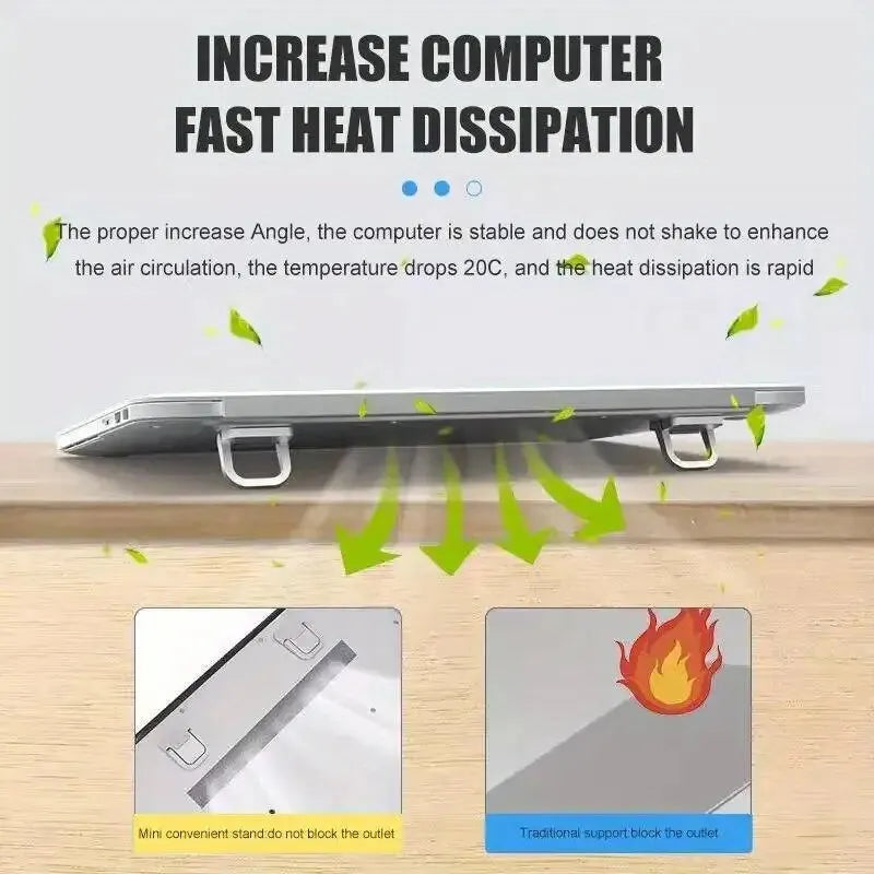 Laptop Stand – Portable Desk Riser & Keyboard Support Set