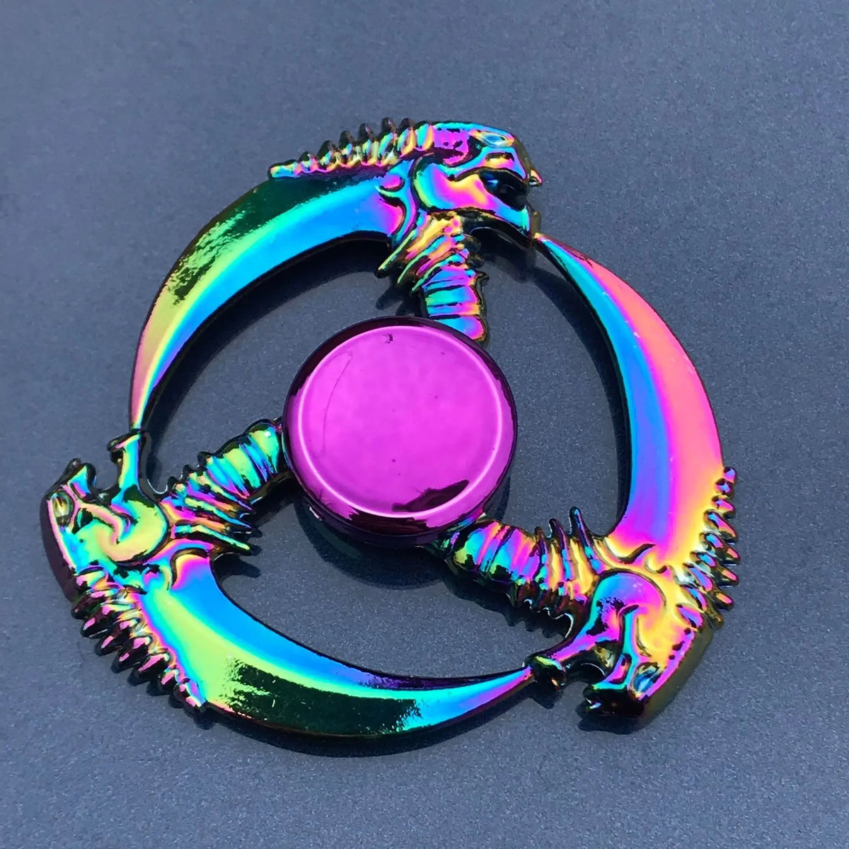Metal Fidget Spinner – Colorful Hand Spinner with 8 Beads