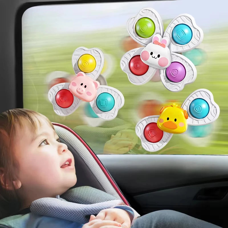 Suction Cup Bath Toy – Spinning Waterwheel Toy for Kids