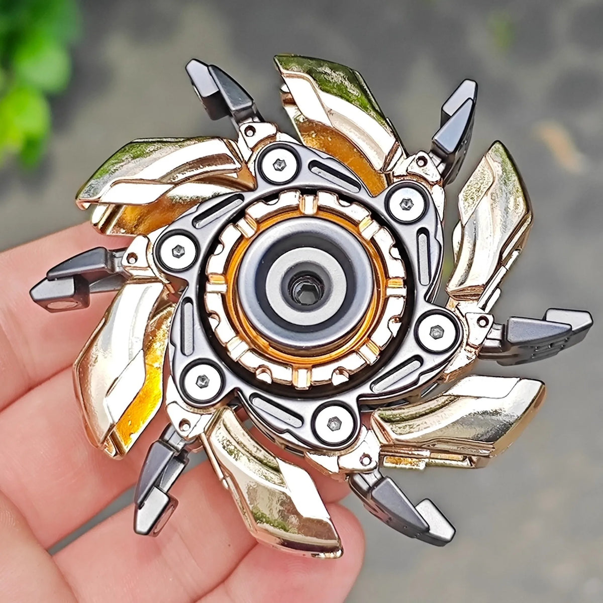 Metal Fidget Spinner Magnetic Stress Relief Toy for Adults