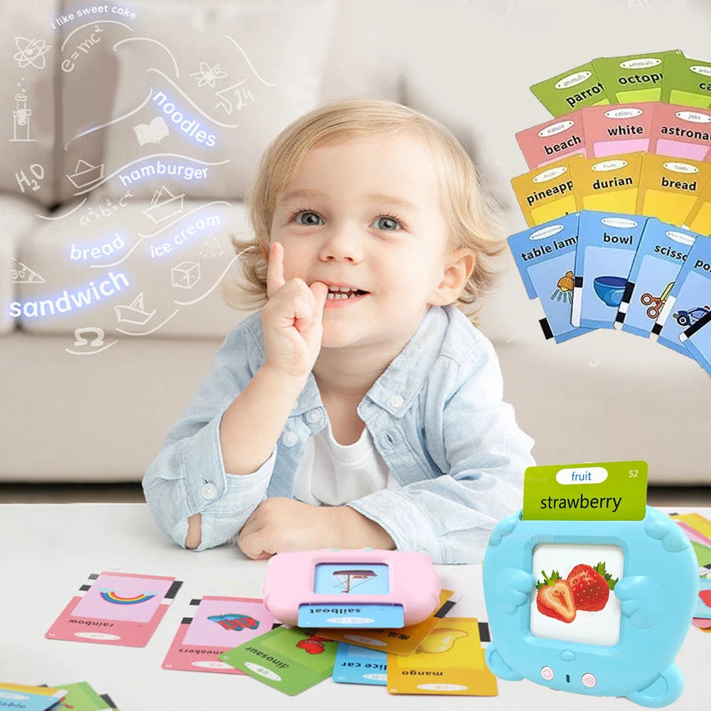 Product Title: Talking Flash Cards for Kids Electronic Language Learning Toy