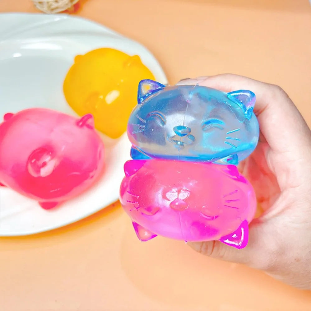 Slow Rise Squishy Toy – Cute Cat Stress Relief Fidget