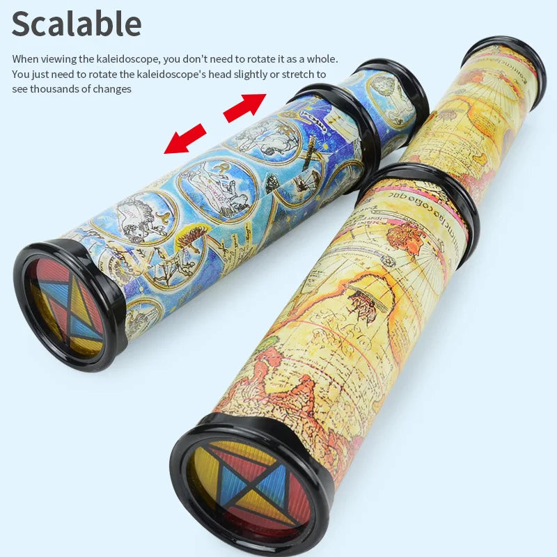 Kids Kaleidoscope – Rotating Optical Toy for Creative Visual Play