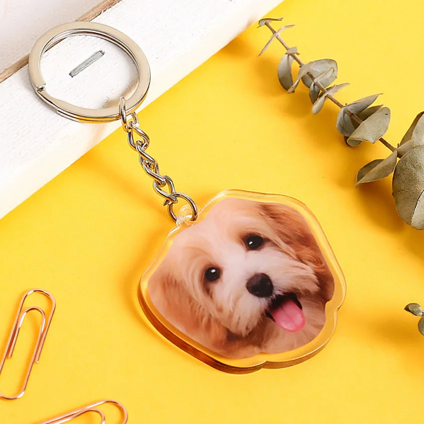 Personalized Acrylic Keychains – Custom Photo & Cartoon Charms