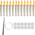 LED Floating Candles with Magic Wand for Halloween Decor
