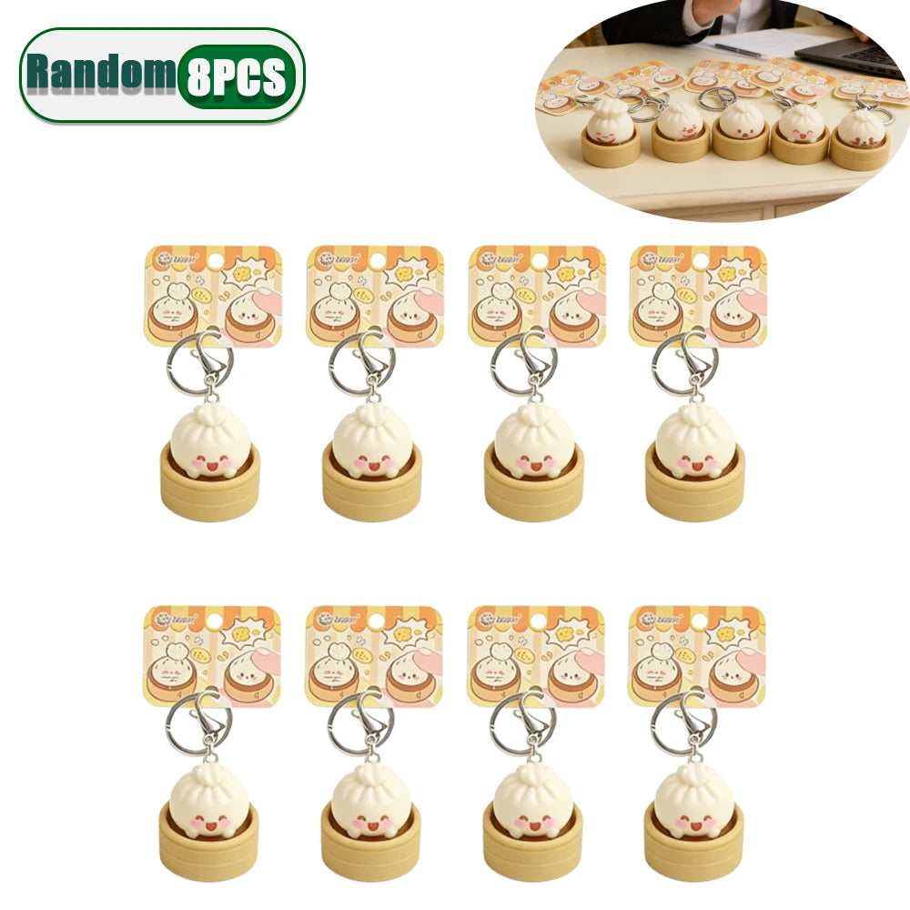 Bao Bun Squeeze Keychain