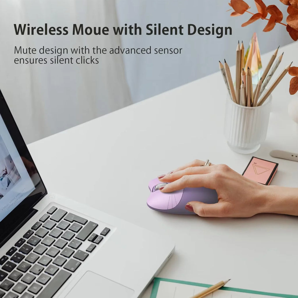 Wireless Computer Mouse – 2.4G Adjustable DPI Plug & Play