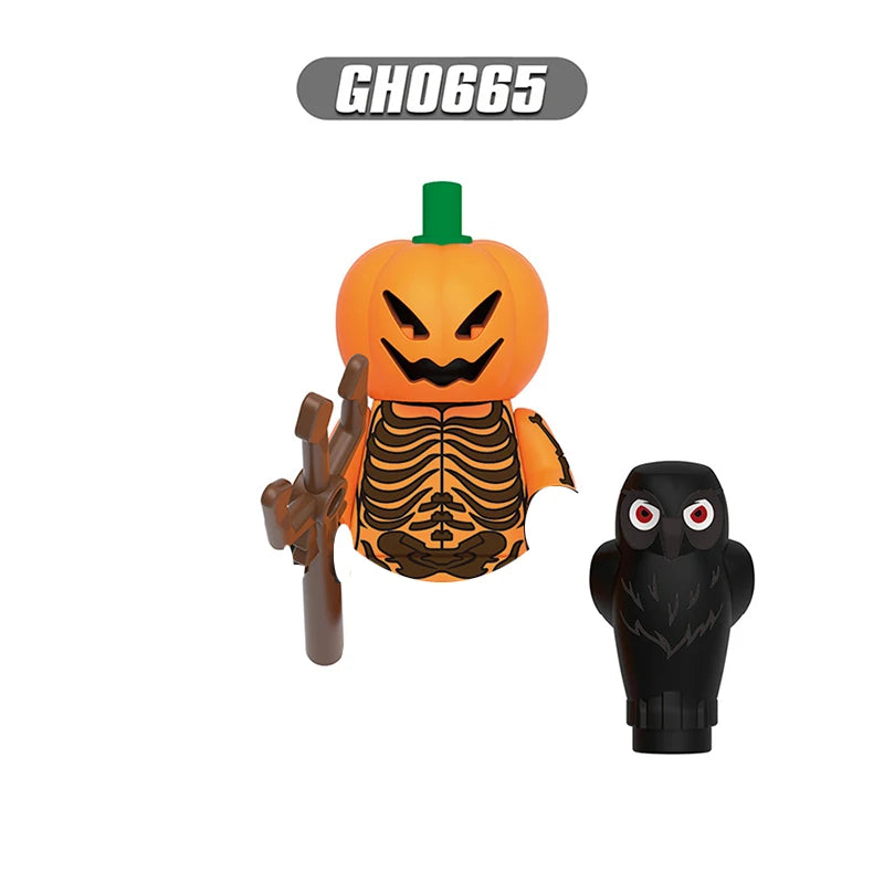 Halloween Building Blocks Horror Mini Figure Brick Set
