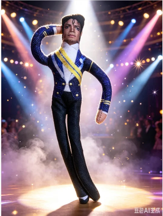 Poseable Plush Doll Movable Joint Collectible Figure for Display