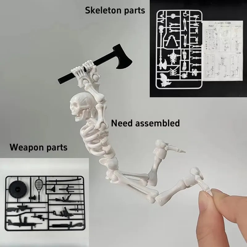 Movable Skeleton Action Figure – Halloween Collectible
