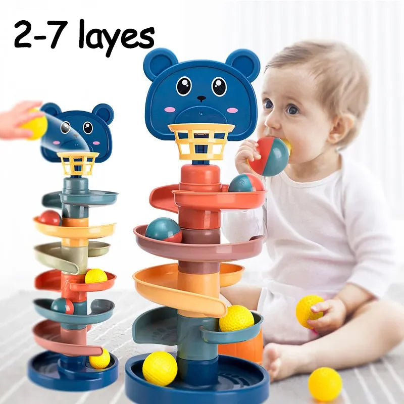 Montessori Baby Toys Rolling Ball Development Activity Toy