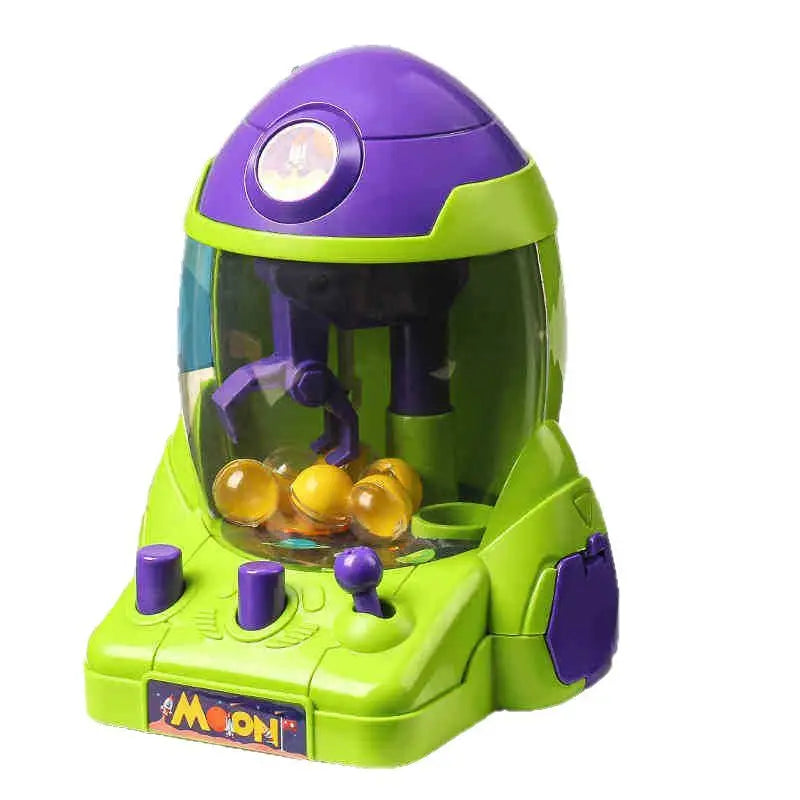 Mini Claw Machine Toy – Space Rocket Ball Grabber Game