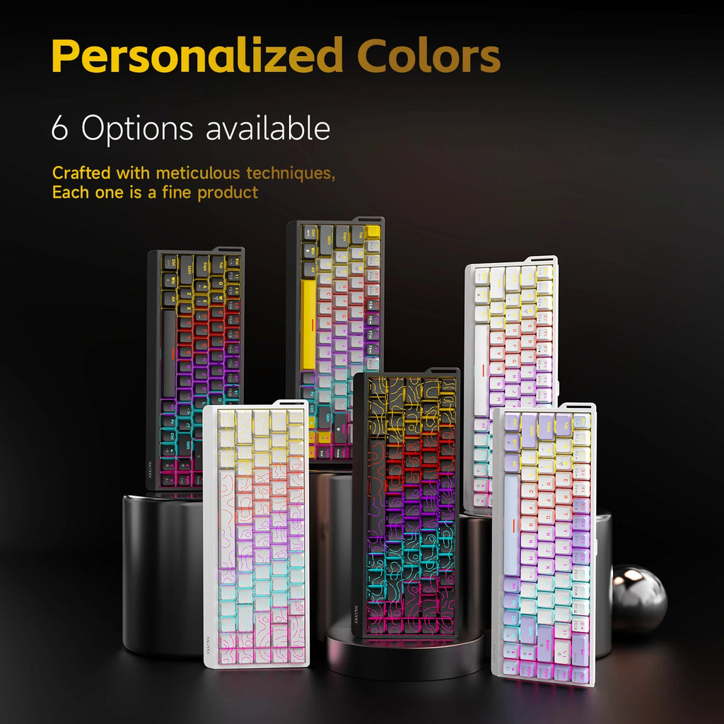 Portable Mechanical Gaming Keyboard – RGB Hot-Swappable USB
