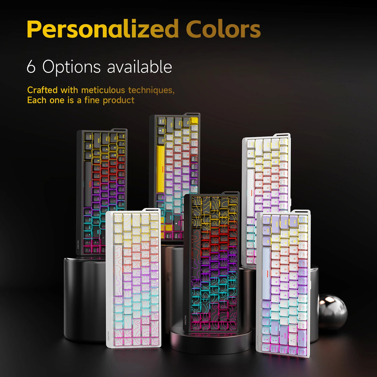 Portable Mechanical Gaming Keyboard – RGB Hot-Swappable USB