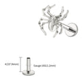 Titanium Labret Stud Spider Lip Tragus Cartilage Helix Piercing