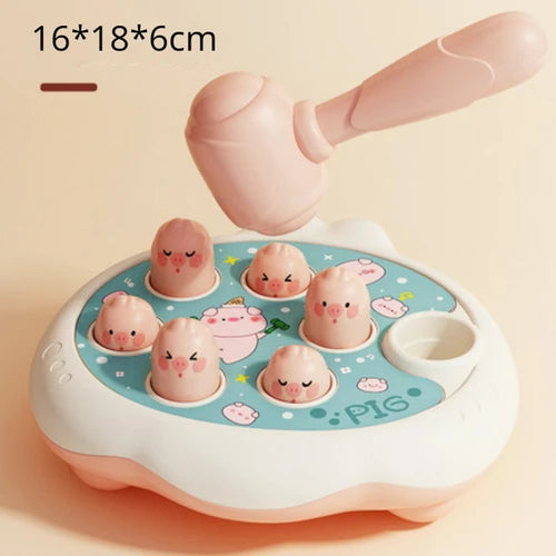 Montessori Hammering Toy Animal Toddler Fine Motor Activity Game