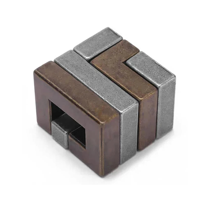 Metal Brain Teaser – 3D Interlocking IQ Logic Puzzle