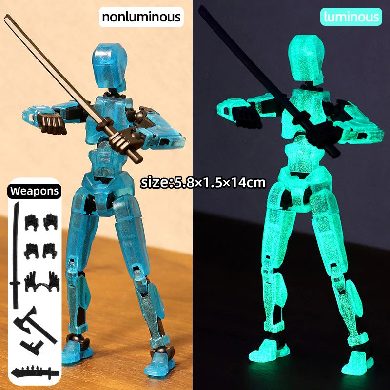 Movable Robot Figure – Multi-Jointed 3D Printed Model