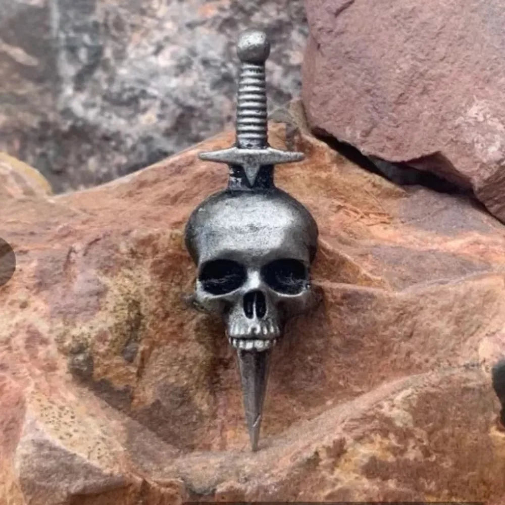 Halloween Skull Brooch Punk Skeleton Gothic Pin Badge