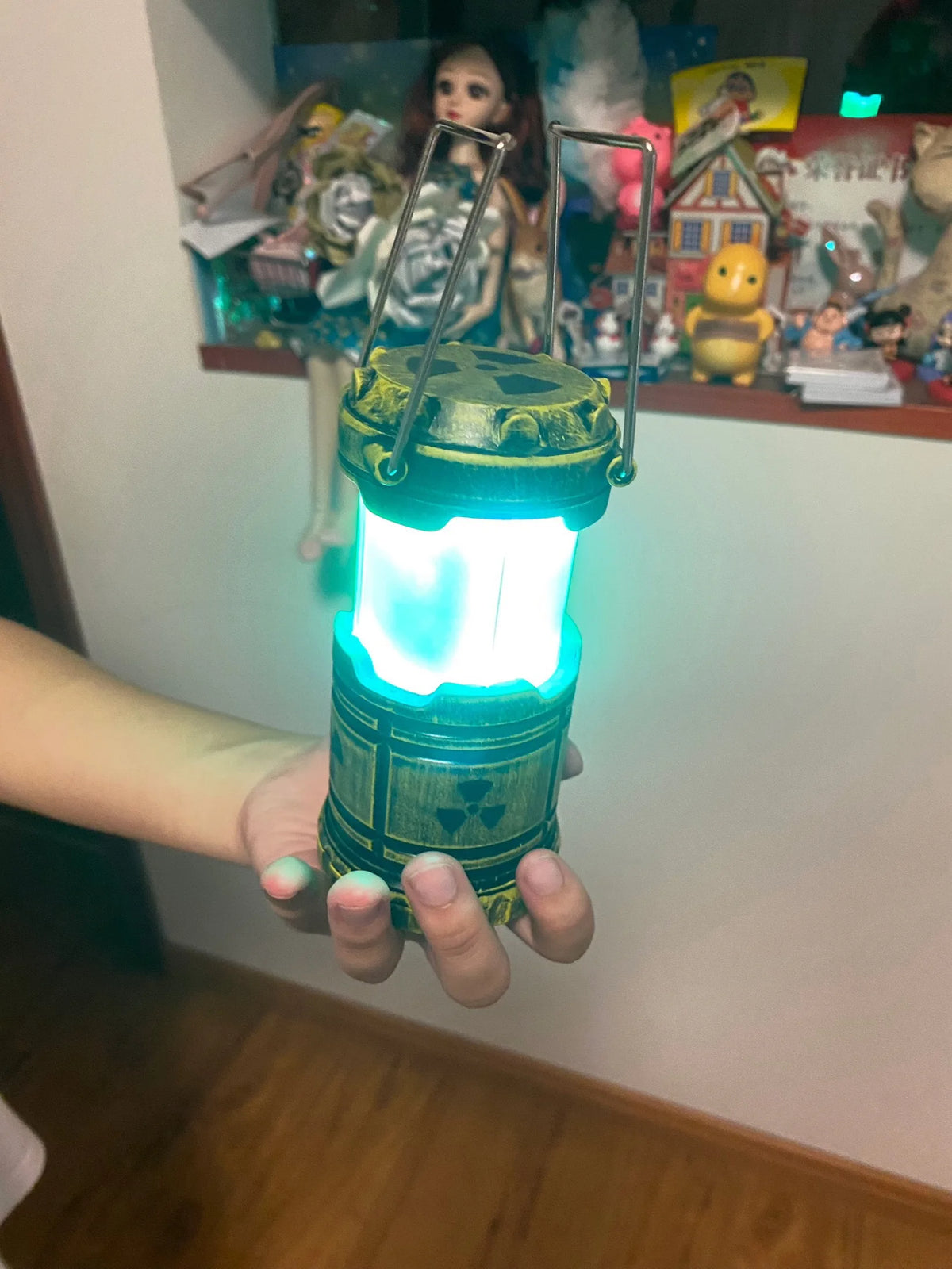 Nuclear Reactor Lantern, Mini Novelty Night Lamp for Halloween Decor