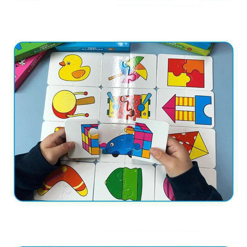 Toddler Matching Game, 32-Piece Montessori Puzzle for Kids