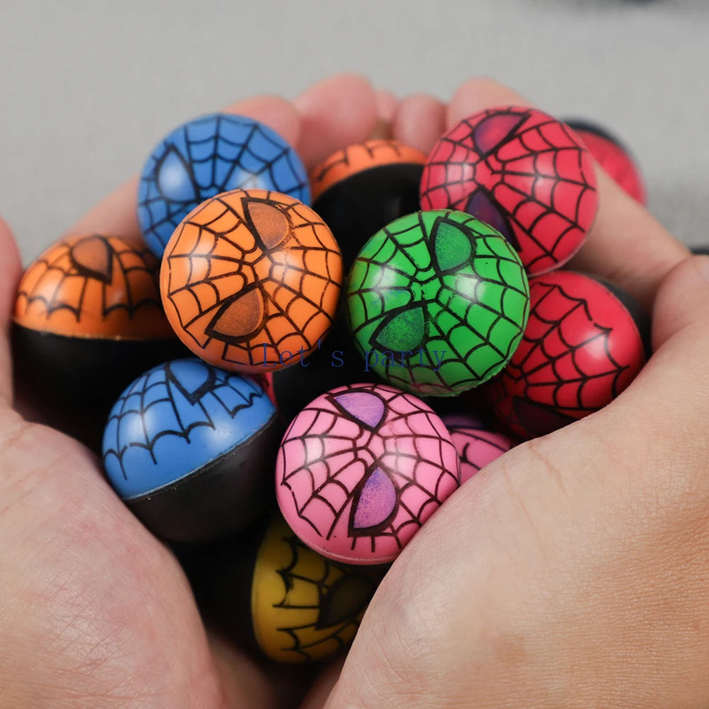 Bouncy Balls for Kids – Spider Party Favors for Outdoor Fun