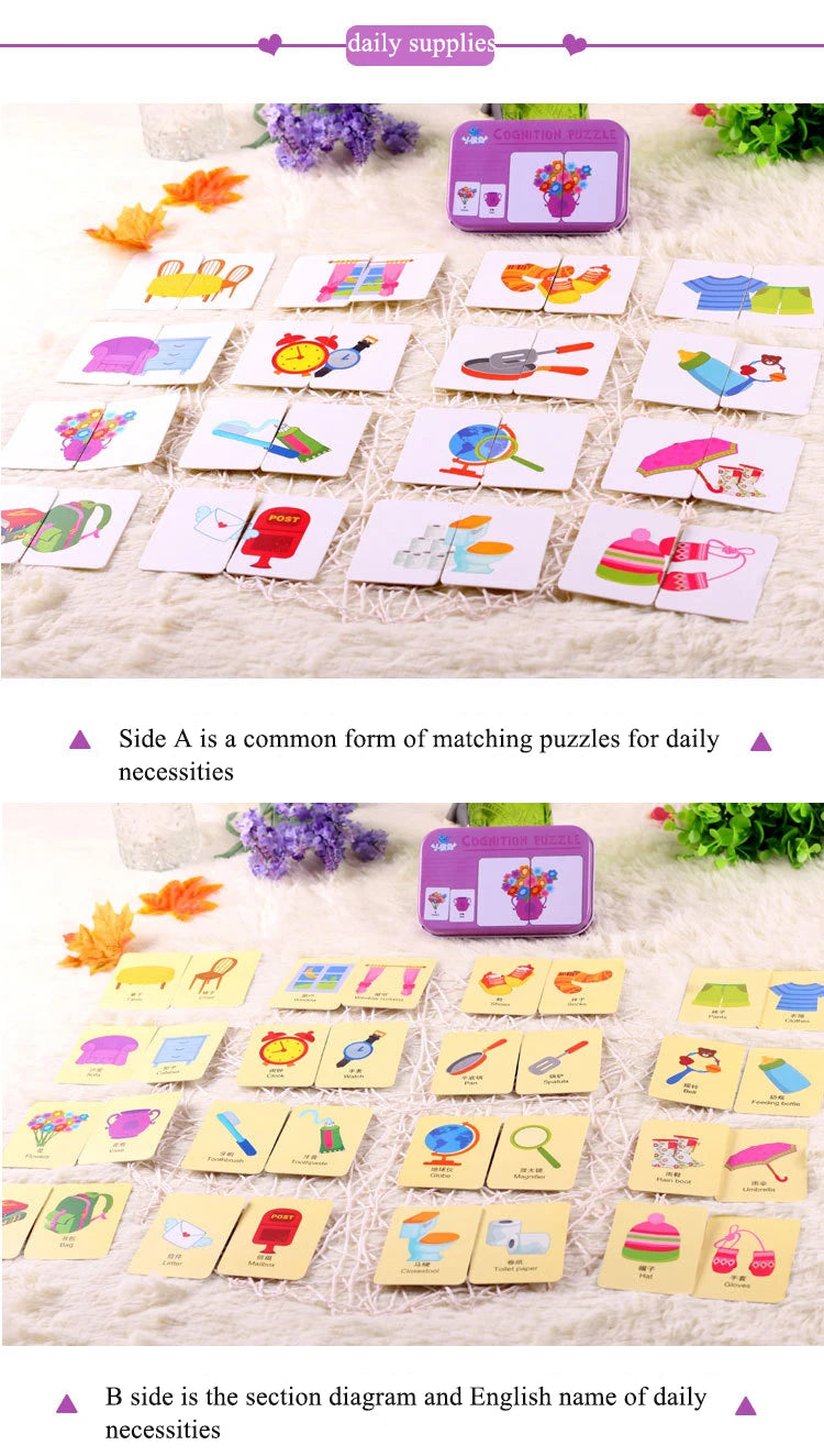 Montessori Toddler Puzzle – Wooden Animal Jigsaw Game