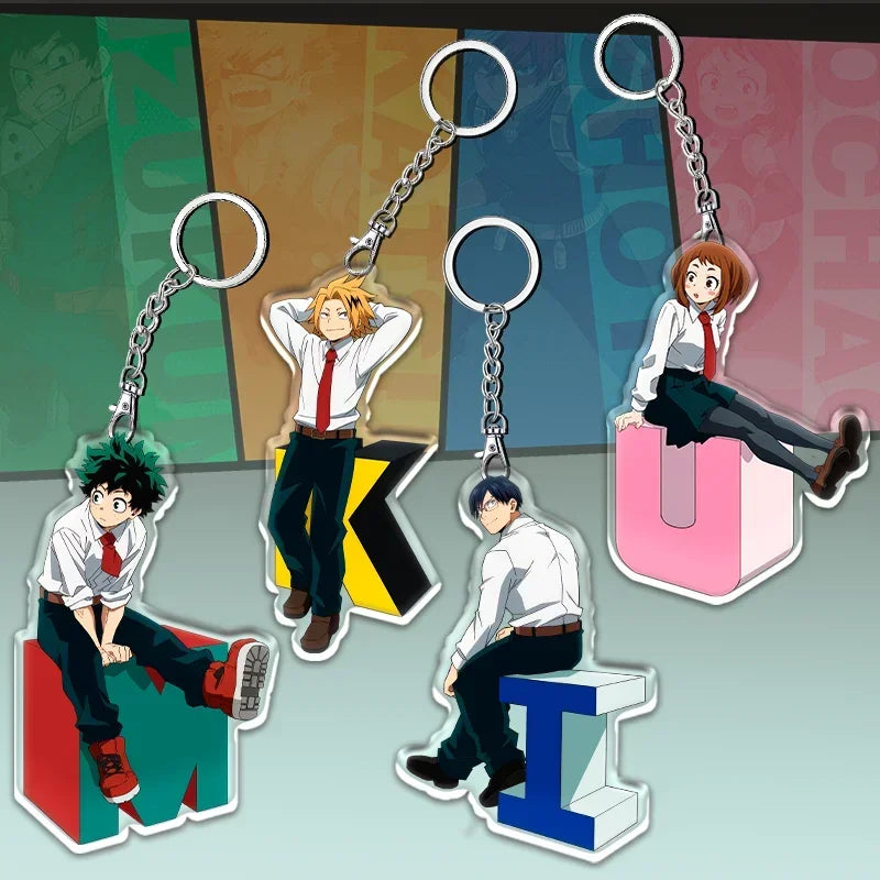 Anime Acrylic Keychain 12cm Backpack Charm Pendant