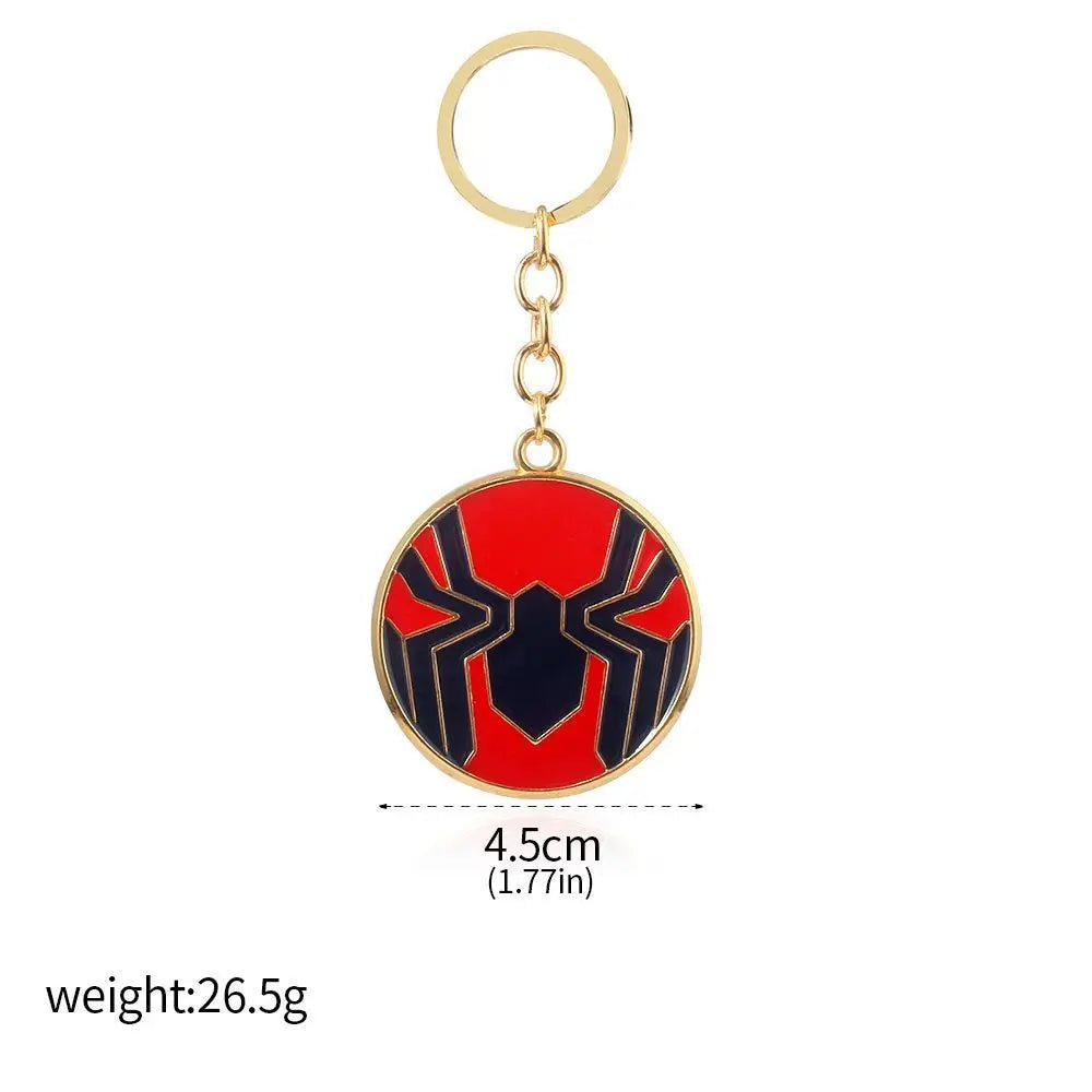 Rotatable Spider Keychain – Metal Backpack Accessory