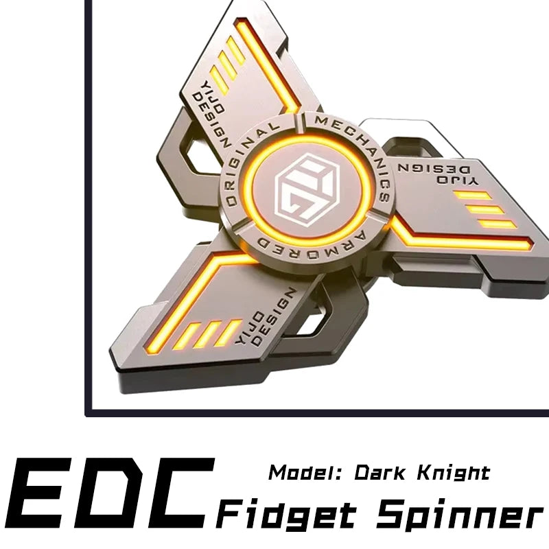 Metal Fidget Spinner – Glow EDC Spinning Stress Relief Toy