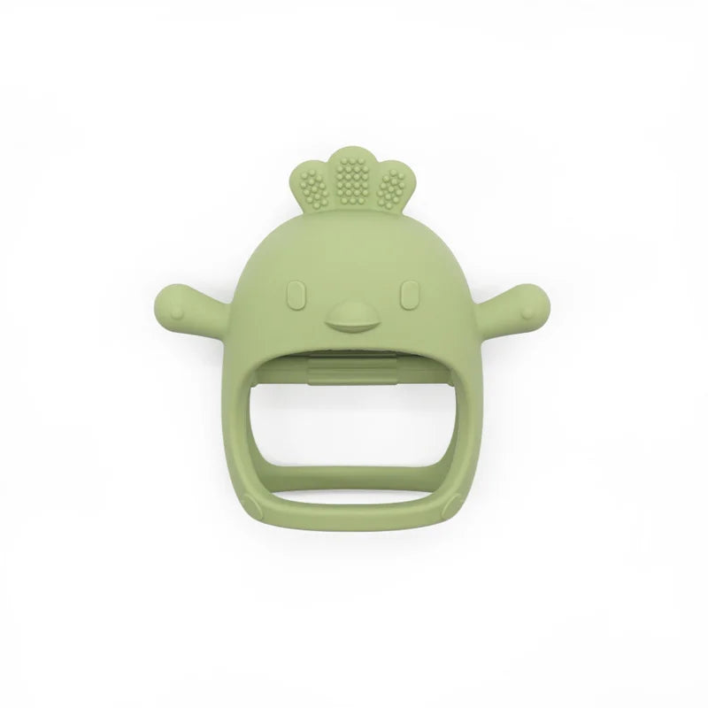 Baby Silicone Teether – Cartoon Chick Teething Toy
