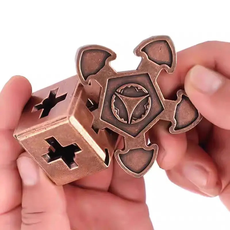Metal Brain Teaser – 3D Disentanglement Logic Puzzle