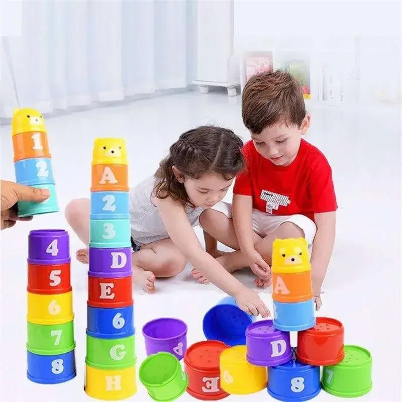 Cup Stacking Game – Educational Speed & Matching Toy for Kids
