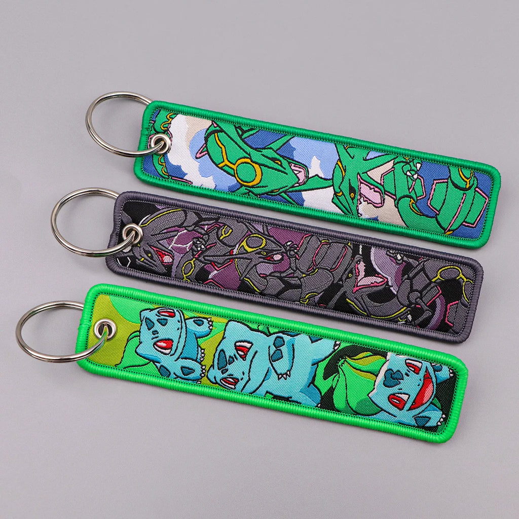 Anime Keychain Embroidered
