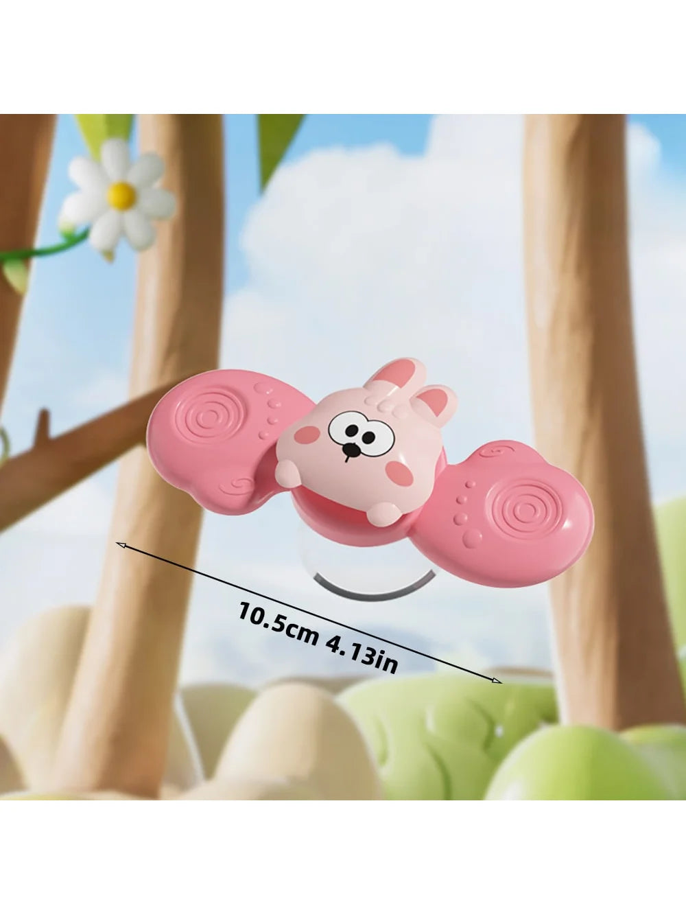 Suction Cup Bath Toy – Spinning Waterwheel Toy for Kids