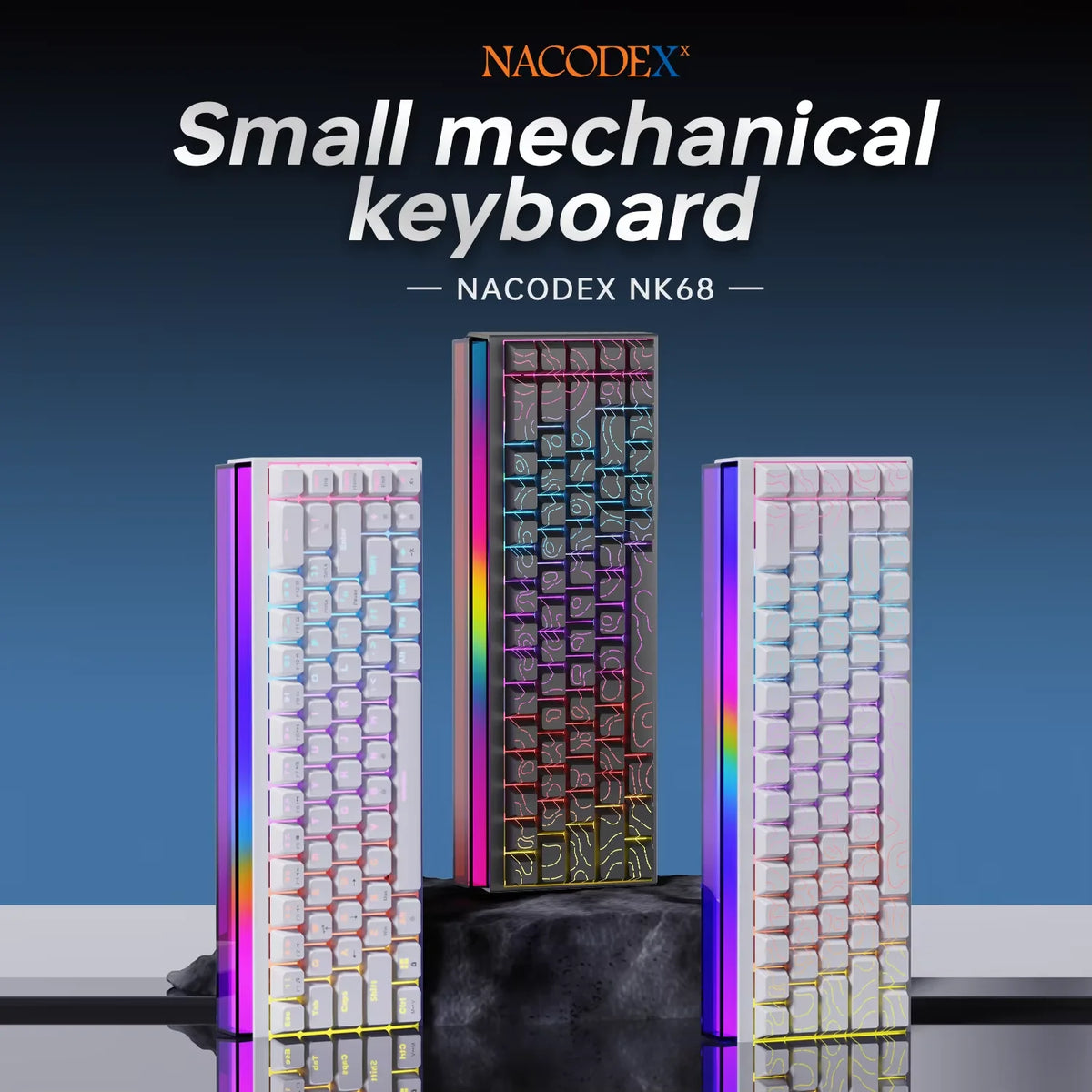 Mechanical Gaming Keyboard – 68 Key RGB Wired Keyboard
