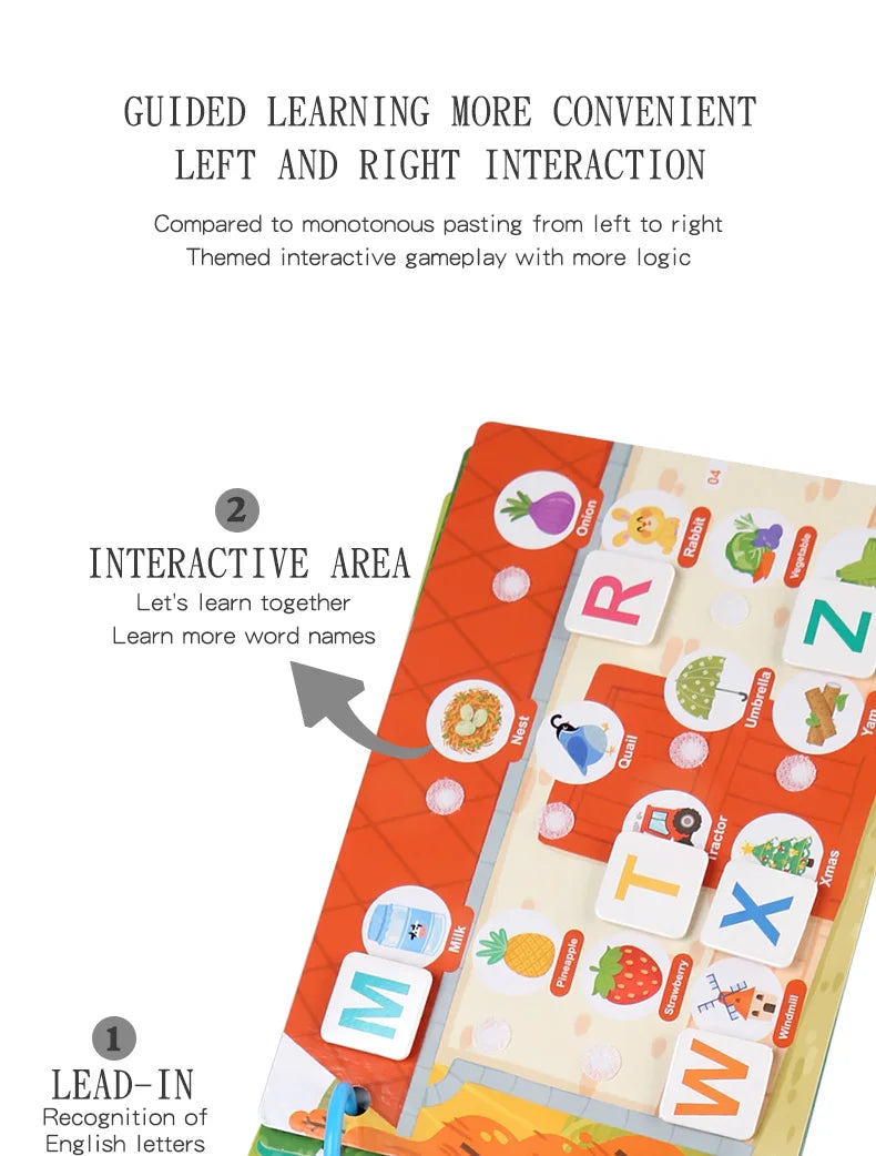 Montessori Scene Stickers – Reusable DIY Learning Activity Book