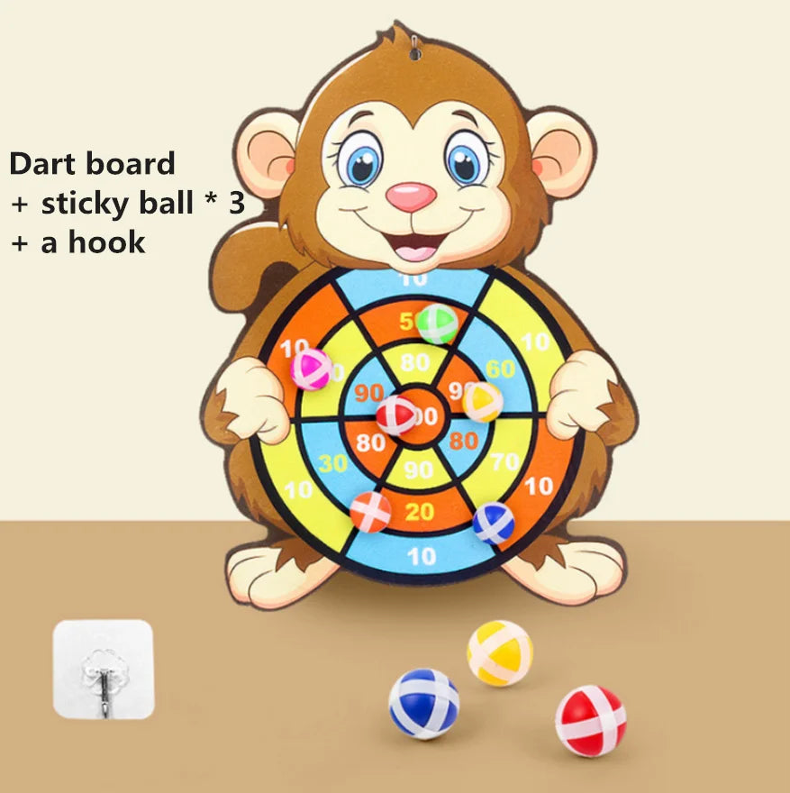 Kids Sticky Ball Dart Board