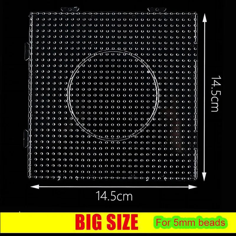 Perler Beads Pegboard 3D Puzzle Board for Kids 2.6mm/5mm