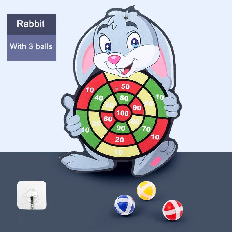 Sticky Ball Dart Board – Indoor Target Throwing Game for Kids