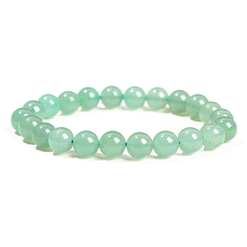 Natural Stone Bead Bracelet – Crystal & Agate Jewelry